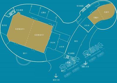 三亚海棠湾天房洲际度假酒店场地环境场地尺寸图